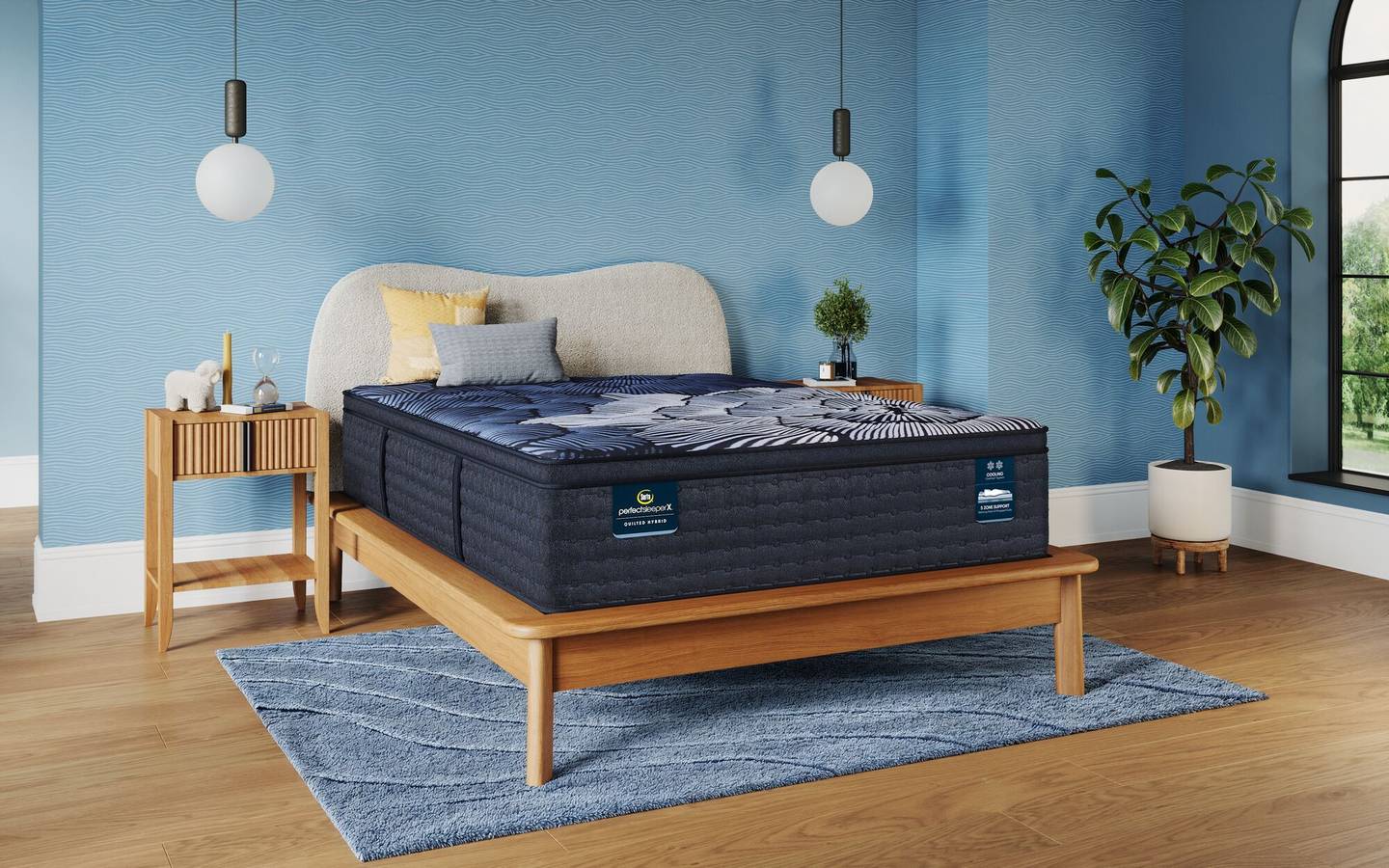 Mattresses furniture on display at Gavigan's showroom in Maryland