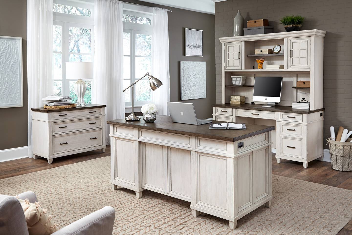 Home Office furniture on display at Gavigan's showroom in Maryland