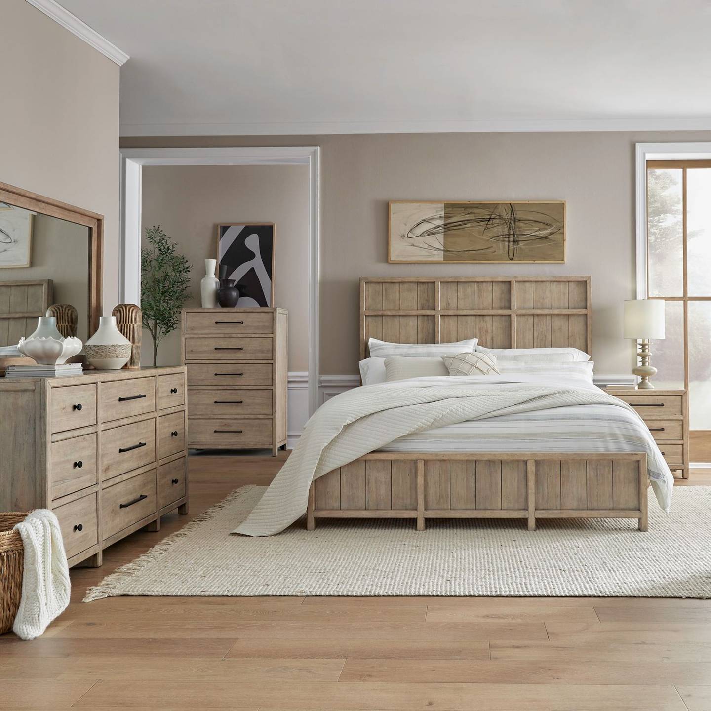 Bedroom furniture on display at Gavigan's showroom in Maryland
