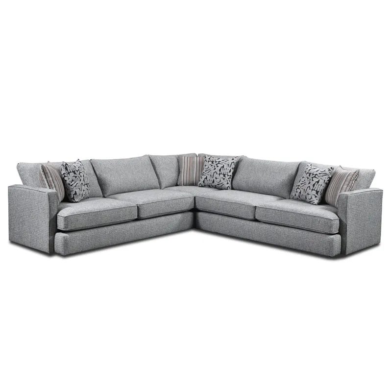 Chesapeake Home Finley contemporary four-seat L-shaped stationary sectional