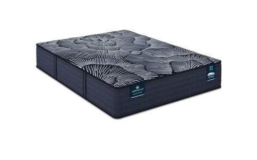 Serta Perfect Sleeper X Excelled plush quilted hybrid mattress, angled view